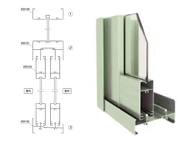 Aluminium Frame Profiles for Sliding Window